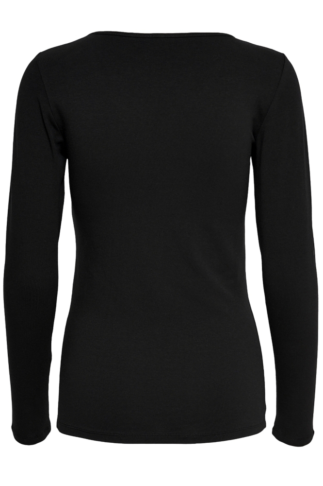 ONLLIVE LOVE L/S O-NECK TOP NOOS JR 15204712 Black